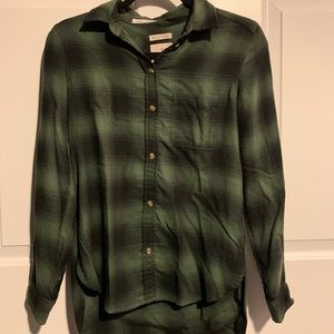 Green and black flannel from American Eagle